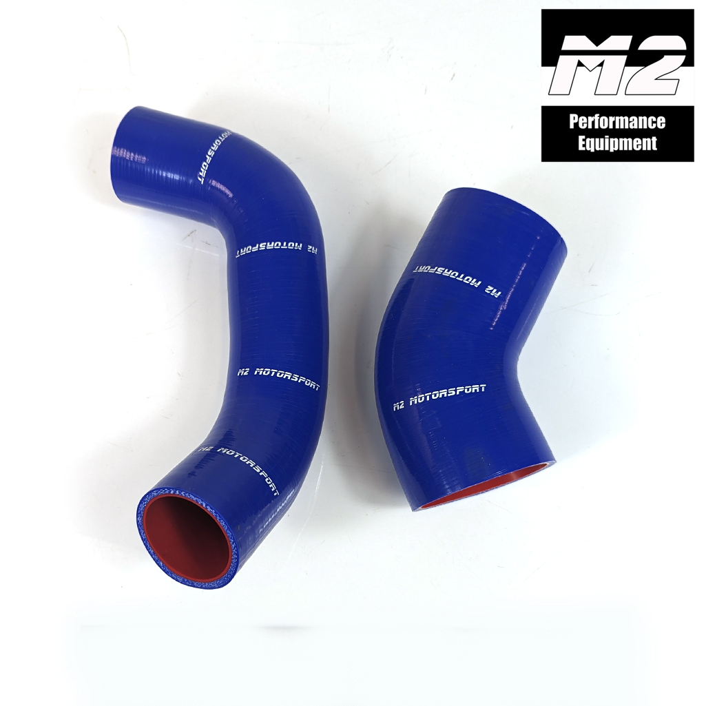 M2-SIH-FOR049BL / FORD FOCUS RS MK2 SILICONE AIRBOX HOSES - BLUE | M2 MOTORSPORT